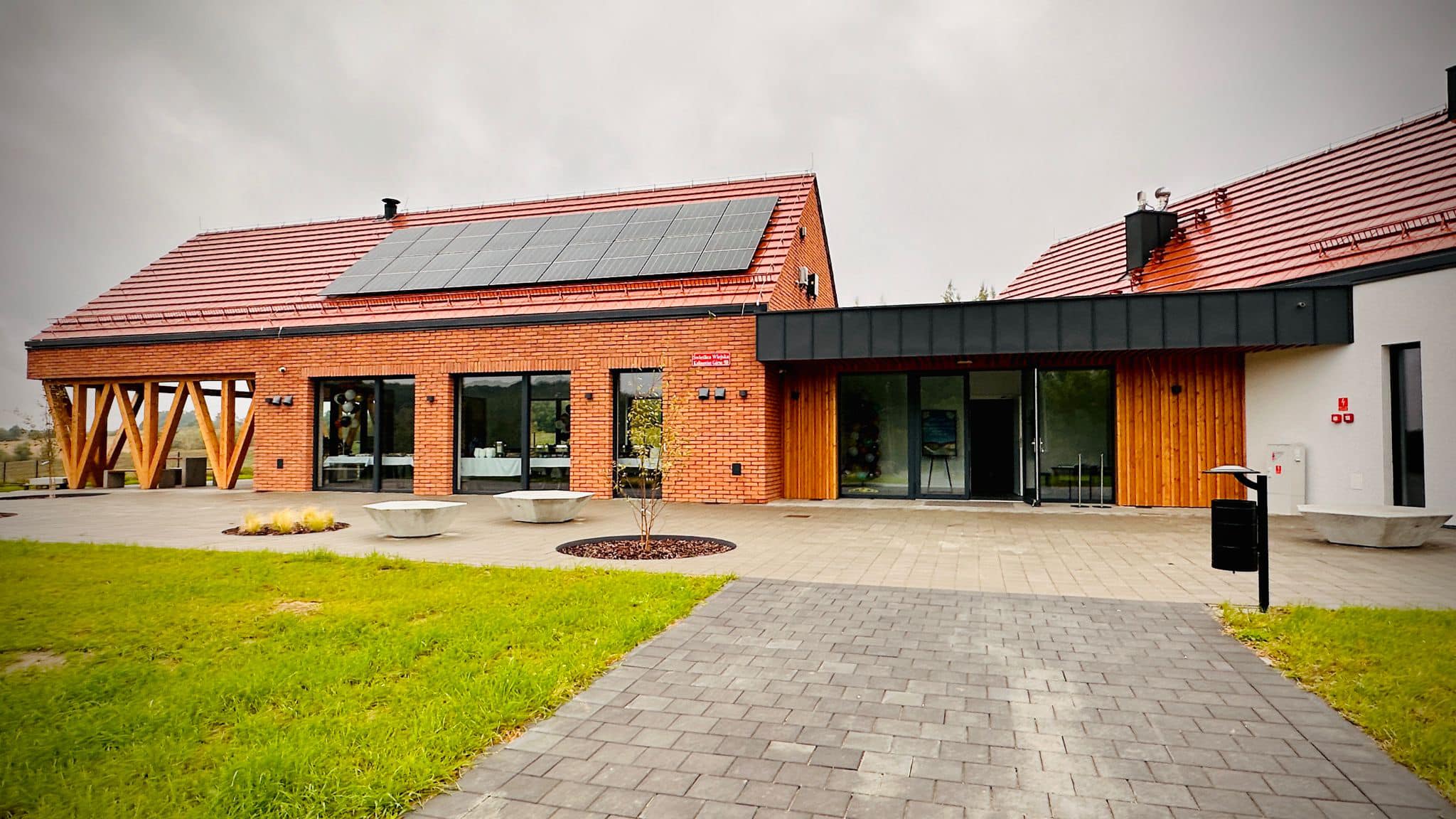 Świetlica wiejska w Kalinowicach Górnych - realizacja ECA DESIGN GW